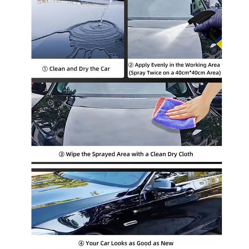 2PCS Advanced Car Quick-acting Coating Agent Spray, 2025 New Quick