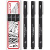 uni-ball PIN Fineliners | Black Fine Tipped Writing Pens |