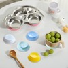 Pack of 6 children's bowl suction cups, plates with suction