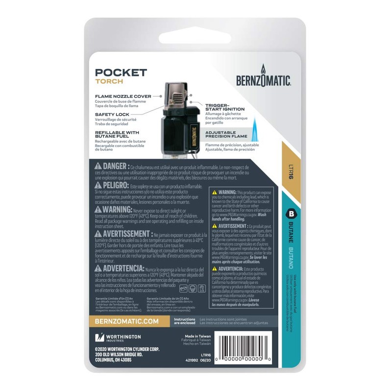 Bernzomatic LTR16 Pocket Torch