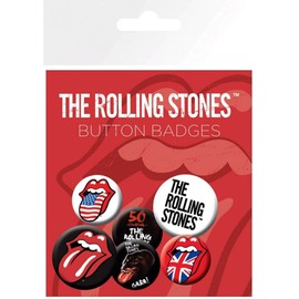 GB Eye The Rolling Stones Lippen Abzeichen Pack