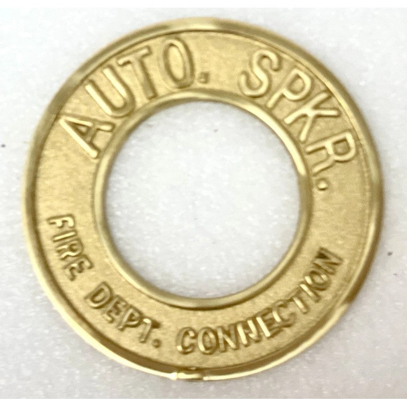 NNI 2-1/2” ROUND " AUTO SPRINKLER " FDC Wall PLATE-