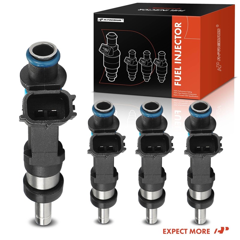 A-Premium Set of 4 Fuel Injectors Compatible with Scion iQ