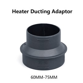 Riloer 1x Heater Ducting Adaptor for Duct Fan System for Various Air Circulation, 60MM/2.36"", 75MM/2.95