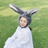 HIPIHOM Easter Bunny Head Cover Easter Festival Cosply Plush Animals