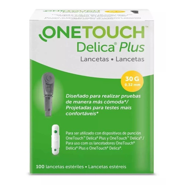OneTouch One Touch Delica Plus Lancetas Estériles C/100