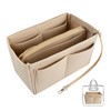 Amexo Felt Handbag Organiser, Bag Organiser Shopper with Removable Compartments,