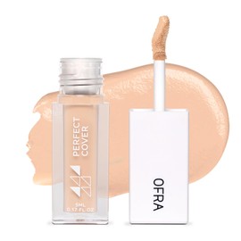 Ofra Cover Concealer - Natural - Natural Finish Liquid Concealer - Hydrating, Smoothing, Blendable, and Long-Lasting Formula - Face Makeup and Under Eye Color Corrector for Dark Circles - 5 ml