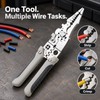 6-in-1 Multifunctional Wire Stripper Pliers for Electrical Work – Cutting,