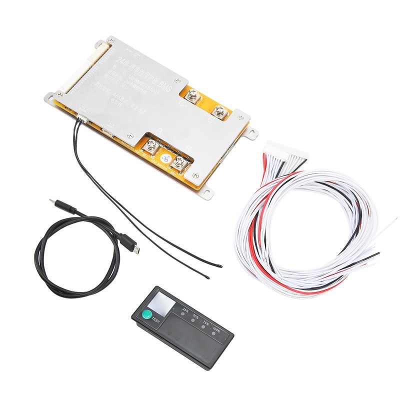 Lithium Battery Protection Board 24S 72V 120A Active Balance PCB