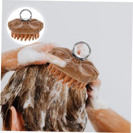 Mikinona Wooden Comb Scalp Massager Spike Design Hair Massage Tool Static Portable Natural Wood Maintenance-friendly