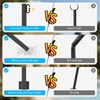 8 Pack 2.8 FT String Light Poles,Metal Lights Poles for