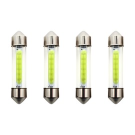 Wevdn 4PCS RV Refrigerator Light Bulb, 12V Automotive Dome Light Replacement LED Bulb, LED Light Bulb Compatible with RV Refrigerator and Camper Dome, Universal Car Accessories (39MM)