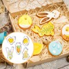 Hebterrka Easter Cookie Cutters Set, Stainless Steel, 5 Pieces, Easter