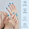 Nelikoo Semi Cured Gel Nail Strips, 20 pcs Gel Nail