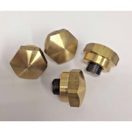 diycycleparts BRASS HARLEY SHOVELHEAD "knuckle" ROCKER SHAFT END BOLTS plugs bobber hd _ 43b