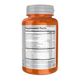 NOW Foods Sports, Sustained Energy Energy Production* Mental Alertness* Sustained Release Caffeine with B Vitamins 90 Veg Capsules
