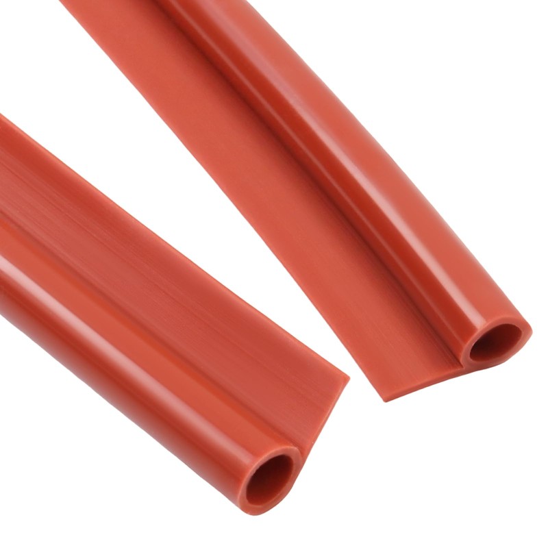 Silicone P-Gasket Seal, 0.45x0.9 Inch, 26Ft