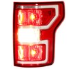 KUAFU Rear Right Tail Light W/Bulbs Compatible with 2018-2020 Ford
