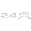 Cobalt Boat Raised Emblem Decal 491357 | 24 SX Silver
