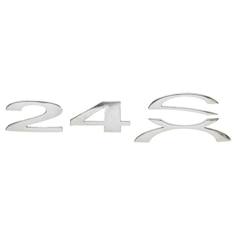 Cobalt Boat Raised Emblem Decal 491357 | 24 SX Silver
