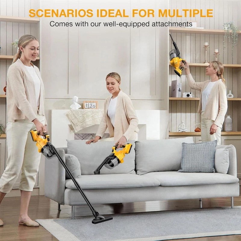 5 in 1 Cordless Vacuum Cleaner with 20V Battery Handheld