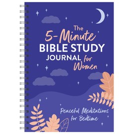 5-Minute Bible Study Journal for Women: Peaceful Meditations for Bedtime