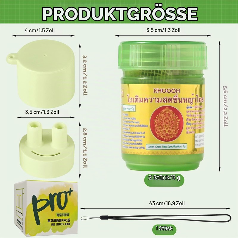 10g Scented Tin Compound Thai Herbal Inhaler