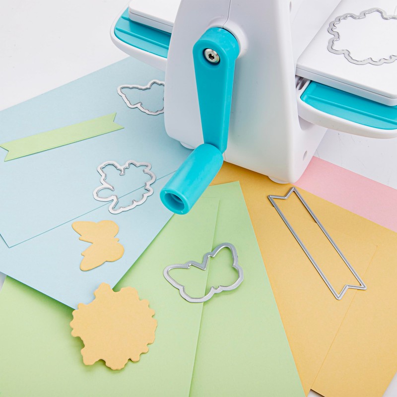 CraftGenes Mini Die Cutting and Embossing Machine with Starter Kit,