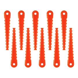 AOQIVIS AC053N1FB Replacement Serrated Blades for RYOBI 3-in-1 for Fixed String Trimmer Head (10-Pack)