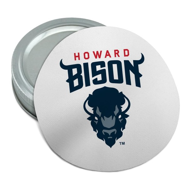 Graphics & More Howard University Bison Primary Logo Round Rubber