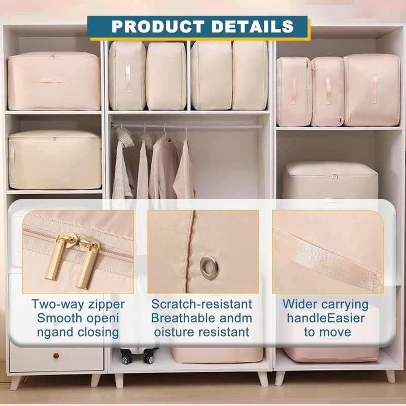 lafo Ultra Space Saving Self Compression Organizer, Bedroom Clothes Storage