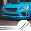 X AUTOHAUX 2pcs 9"-11" Car Adjustable Front Bumper Lip Splitter