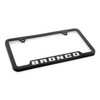 Ford Bronco UV Printed License Plate Frame - White