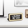 Wireless Charging Alarm Clock USB Reverse Charging LED Large Screen