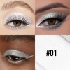 Erinde White Glitter Eyeshadow Pen, Waterproof & Long-Lasting White Eyeshadow