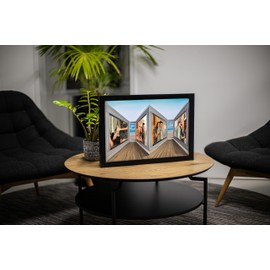 Vizilu 3D Picture Frame (12"x18") - Immersive Photo Display, Reverse Perspective Illusion, Premium Matte Black Gallery Edition - Perfect Wall Art, Novelty Gift, Visual Illusion Décor