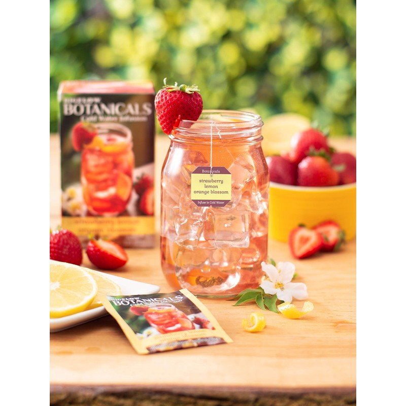 Bigelow Botanicals Cold Water Infusion Strawberry Lemon Orange Blossom Tea