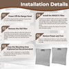 2PCS WA0575 Range Hood Filter 14.3"x13.46" Compatible with Vissani 30-inch