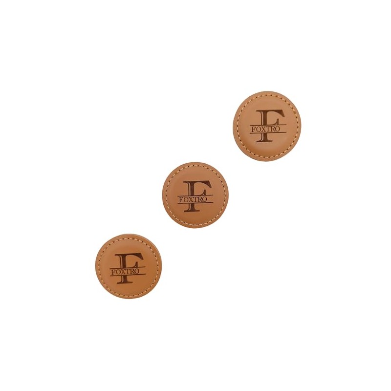 VILEMALEN Golf Ball Marker Gift Accessories (Vegan Leather-F)