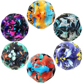6 Pack Super High Moon Bouncy Balls Bulk Spaceballs for Improve Hand Eye Coordination Training for Athletes Wall Ball Bouncing Jumping Easy for Take Stress Big Space Balls for Indoor Outdoor MOVDRISPD