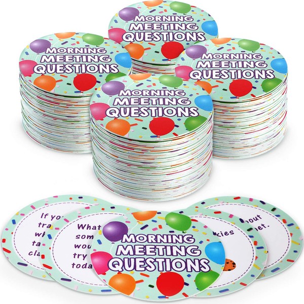 50 Morning Meeting Chips Questions Cards for Students, Questions Ideas