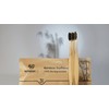 REFRESHKO Bamboo Toothbrushes, Set of 3 or 100 Bulk Box,