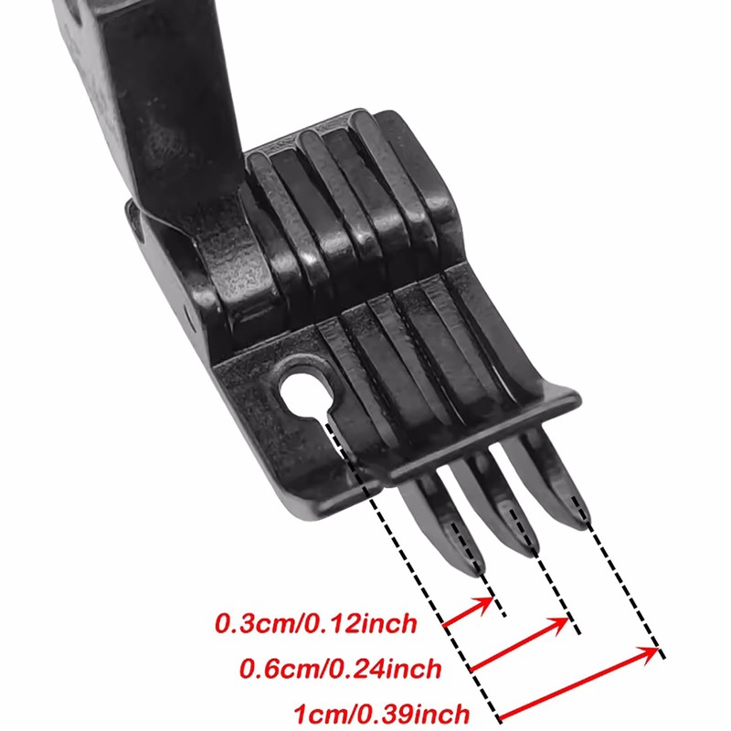 ZhXu Shuo Black Steel Right 3 Sizes Edge Guide Presser