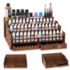 OPHIR Paint Storage, Wooden Paint Organizer with 98 Holes Dia.1.02