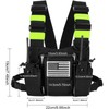 Radio Chest Harness Front Pack Pouch Holster Vest Rig for