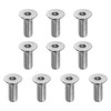 PATIKIL M8 x 20 mm Flat Head Socket Cap Screws,