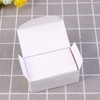 Alipis 100Pcs White Blank Note Cards Kraft Cards Postcard Paper