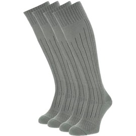 281Z Military Demi Season Breathable Knee High Cushioned Uniform Boot Socks - Tactical Trekking Hiking - Outdoor Fishing Hunting (Foliage Green Medium 4 Pairs Pack), Foliage Green 4 Pairs, Medium