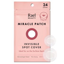 Rael Rael Pimple Patches, Miracle Invisible Spot Cover - Hydrocolloid Acne Pimple Patches for Face, Blemishes and Zits Absorbing Patch, Breakouts Treatment Skin Care, Facial Stickers, 2 Sizes (24 Count)